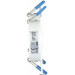 ARO Doble Orientable Aluminio Cuadrado Encastrable Blanco -Trio Ventas 10701834 4