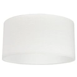 QAZQA Moderno Algodón Y Poliéster Pantalla Tela Blanca 50/50/25 , Redonda / Cilíndrica Pantalla Lámpara Colgante,Pantalla Lámpara De Pie