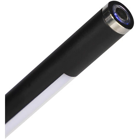 QAZQA Moderno Lámpara De Pie Moderna Negra Con LED Y Dimmer Táctil - Berdien Acero Alargada Incluye LED Max. 1 X 6 Watt 6 QAZQA Moderno Lámpara De Pie Moderna Negra Con LED Y Dimmer Táctil - Berdien Acero Alargada Incluye LED Max. 1 X 6 Watt - Imagen 4