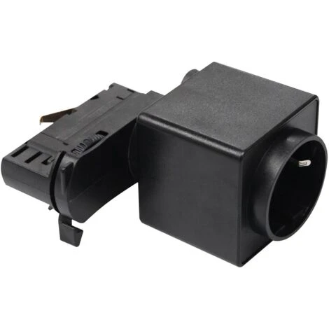 Enchufe Tipo F 'Schuko' Para Carril Trifásico Negro. 5 Enchufe Tipo F 'Schuko' Para Carril Trifásico Negro. - Imagen 3