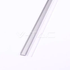 Perfil Aluminio Maxi Tira LED En Superficie 2 Metros - Difusor Plano Milky Cover