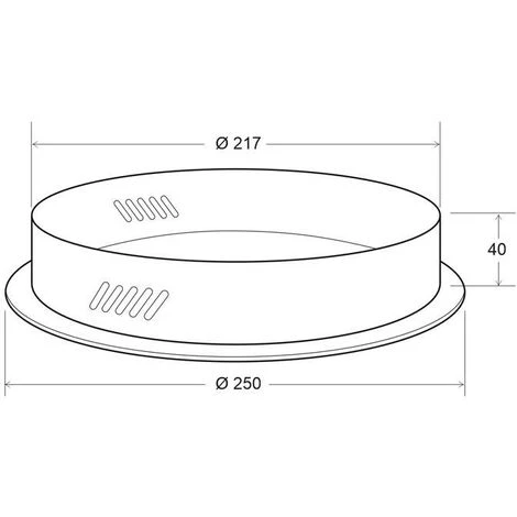 Florón Redondo Blanco, Ø250mm 7 Florón Redondo Blanco, Ø250mm - Imagen 5