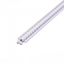 Perfil Aluminio Mini Tira LED Empotrable 2 Metros - Difusor Plano Milky Cover