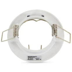 Aro Empotrable Circular Fijo Para Bombilla GU10 / GU5.3 Blanco -Trio Ventas 13198258 5
