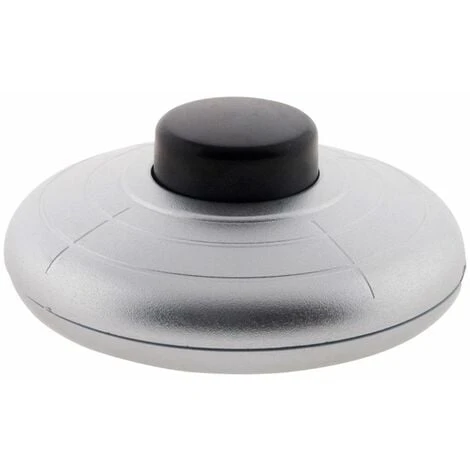 Interruptor De Pie Silver Para Lámparas - Zenitech 3 Interruptor De Pie Silver Para Lámparas - Zenitech