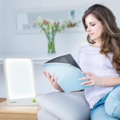 Klarstein Summershine Slim Lámpara Terapéutica Lámpara De Luz Diurna 23.600 Lux Blanca -Trio Ventas 13732898 2