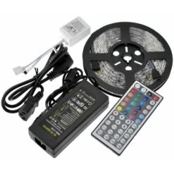 Tira Led RGB 5M 300 Led SMD 5050 + 44 TECLAS + ADAPTADOR 12v 5A