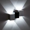 6W Led Apliques De Pared Aluminio Lámpara De Pared De Moderna Pasillo Entrada De Dormitorio (Blanco Frío)
