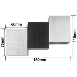 6W Led Apliques De Pared Aluminio Lámpara De Pared De Moderna Pasillo Entrada De Dormitorio (Blanco Frío) -Trio Ventas 14942488 4