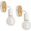 2PCS Apliques De Pared Metal Hierro Lámpara De Pared Led Moderna Para Cabecera Dormitorio Sala Pasillo Entrada De Restaurante (Blanco) 1 2PCS Apliques De Pared Metal Hierro Lámpara De Pared Led Moderna Para Cabecera Dormitorio Sala Pasillo Entrada De Restaurante (Blanco) -Trio Ventas 14942501 1