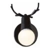 Lámpara De Pared Creativa Ciervo Metálico Apliques De Pared Moderna E27 Adecuada Para Familia Bar Restaurante Café Decoracion De Club (Negro) 1 Lámpara De Pared Creativa Ciervo Metálico Apliques De Pared Moderna E27 Adecuada Para Familia Bar Restaurante Café Decoracion De Club (Negro) -Trio Ventas 14942502 1