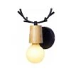 Loft (Negro)Lámpara De Pared Creativa De Ciervo Metal Madera E27 Aplique De Pared Para Casa Niño Dormitorio Hotel Bar Restaurante (Negro) 1 Loft (Negro)Lámpara De Pared Creativa De Ciervo Metal Madera E27 Aplique De Pared Para Casa Niño Dormitorio Hotel Bar Restaurante (Negro) -Trio Ventas 14942508 1