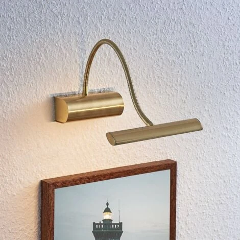 LED Lámpara De Pared 'Rakel' (Moderno) En Dorado Hecho De Metal E.o. Para Salón & Comedor (1 Llama,) De Lindby Lámpara Para Cuadros, Aplique 5 LED Lámpara De Pared 'Rakel' (Moderno) En Dorado Hecho De Metal E.o. Para Salón & Comedor (1 Llama,) De Lindby Lámpara Para Cuadros, Aplique - Imagen 3
