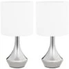Lámparas De Mesa Táctiles 2 Unidades Blanco E14 VidaXL 1 Lámparas De Mesa Táctiles 2 Unidades Blanco E14 VidaXL -Trio Ventas 17465669 1