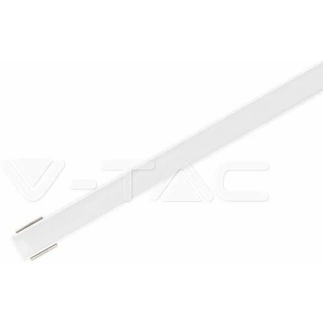 Perfil Aluminio Tira LED En Superficie 2 M - Difusor Plano Milky Cover 6 Perfil Aluminio Tira LED En Superficie 2 M - Difusor Plano Milky Cover - Imagen 4