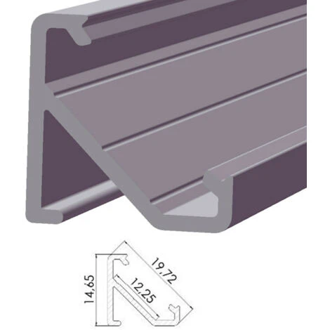 Perfíl Aluminio Tipo ECO P03 2,02M 3 Perfíl Aluminio Tipo ECO P03 2,02M