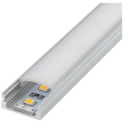 Perfil Aluminio U 2m 12V/220V