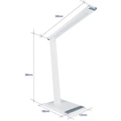 Jandei Lámpara Escritorio LED Con Carga USB Para Móvil, Lámparas Mesita De Noche, Luz De Lectura Flexo Táctil, 3 Tonos De Color, Intensidad Regulable. Función Noche Y Modo Lectura. -Trio Ventas 19837329 4