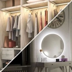 1m LED Tira De Luz I 2W I Sensor De Movimiento Para Gabinete I Blanco Frío 4000K I Cubierta De Silicona I Iluminación De Muebles I Autoadhesiva -Trio Ventas 20100844 5