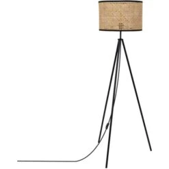 Lámpara De Pie Ratán Huela Natural.