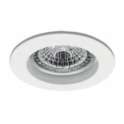 Aro Redondo Empotrable Fijo Blanco D. 78mm Jiso 631-D00 (sin Bombilla)