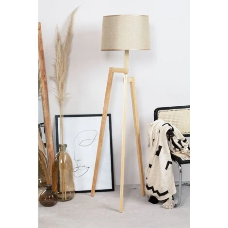 Lámpara De Pie Sulaw SKLUM Marrón Trigo 4 Lámpara De Pie Sulaw SKLUM Marrón Trigo - Imagen 2