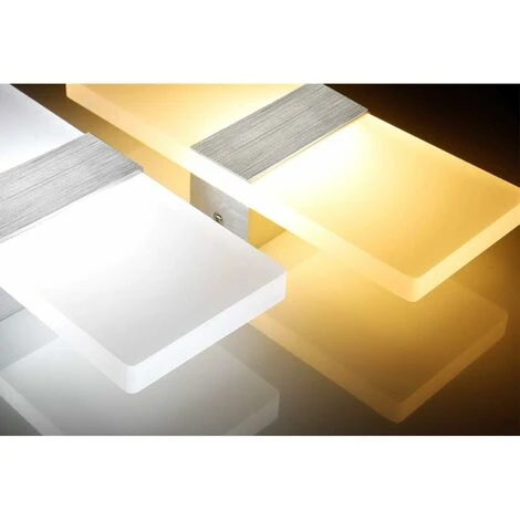 Apliques De Pared Led Simple Lámpara De Pared De Interior 12W Up Down Aplique De Pared Acrílico Moderno Para Sala De Estar Dormitorio Camino Pasillo Escaleras Balcón Blanco Cálido 7 Apliques De Pared Led Simple Lámpara De Pared De Interior 12W Up Down Aplique De Pared Acrílico Moderno Para Sala De Estar Dormitorio Camino Pasillo Escaleras Balcón Blanco Cálido - Imagen 5