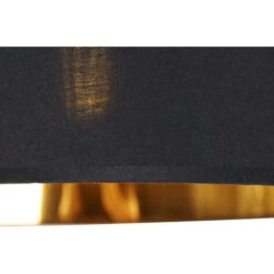 QAZQA Moderno Lámpara De Arco Moderna Negra Con Oro - Arc Basic Acero /Textil /Plástico Alargada Adecuado Para LED Max. 1 X 20 Watt -Trio Ventas 28063543 4