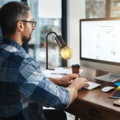 B.K.Licht Lámpara De Lectura Giratoria Con Interruptor De Cable I Terminal De Tornillo I E27 I Lámpara De Pinza De Una Llama I Metal I Negro -Trio Ventas 28439134 3