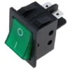 Interruptor Basculante ON-OFF Bipolar Luminoso VERDE 15A -Trio Ventas 28471408 1