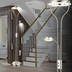 22.5 Watt LED Flexo Floor Lamp Uplighter Floor Lamp Floodlight Reading Lamp Globo 59038N -Trio Ventas 29387569 5