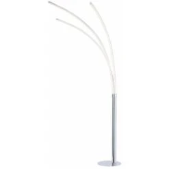 Proyector De Techo LED Lámpara De Pie Lámpara De Foco De Pie De Sala De Estar Cromado LeuchtenDirekt 15383-55