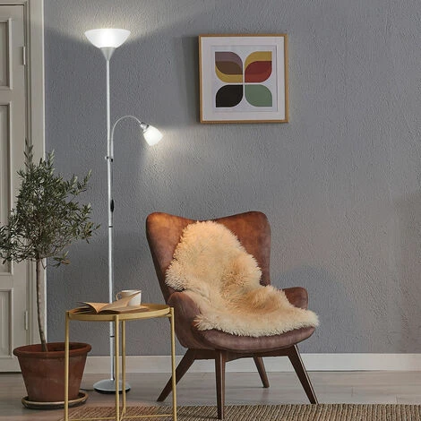 Lámpara De Brazo De Lectura Con Reflector De Techo, Lámpara De Pie Regulable, Control Remoto En Un Juego Que Incluye Lámparas LED RGB 6 Lámpara De Brazo De Lectura Con Reflector De Techo, Lámpara De Pie Regulable, Control Remoto En Un Juego Que Incluye Lámparas LED RGB - Imagen 4