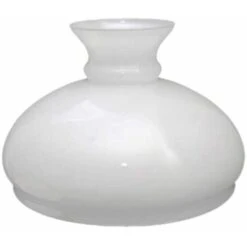 Tulipa De Cristal Quinqué GAUDI Opal Brillo 16x21cm Apertura 18cm