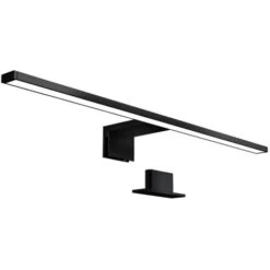 B.K.Licht - Lámpara Espejo De Baño LED IP44 8W 230V, Pinza + Armario, Blanco Frío 4000k 780lm, 60 X 10.3 X 3.6 Cm