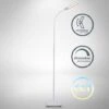 B.K. Licht Lampara De Pie Incl. 6,5W 600lm Module LED I Función De Memoria I Control Táctil I 3000K - 6500K Blanca-cálida - Blanca-fria -Trio Ventas 29666150 1