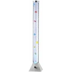 Lámpara De Pie RGB LED Columna De Agua Que Cambia De Color Luz Cable Decoración Pescado Luces Directo 85106-55