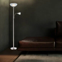 Proyector De Techo Luz De Lectura Flexográfica Que Ilumina Diseño De Vidrio De Alabastro Conmutable En Un Juego Que Incluye Bombillas LED -Trio Ventas 29815984 5