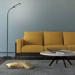 B.K. Licht Lampara De Pie Incl. 6,5W 600lm Module LED I Función De Memoria I Control Táctil I 3000K - 6500K Blanca-cálida - Blanca-fria -Trio Ventas 30048693 3