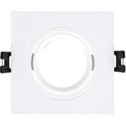 Aro Downlight Cuadrado Basculante Para Bombilla LED GU10 / GU5.3 Corte Ø 75 Mm Blanco Mate. 6 Aro Downlight Cuadrado Basculante Para Bombilla LED GU10 / GU5.3 Corte Ø 75 Mm Blanco Mate. -Trio Ventas 30388576 2