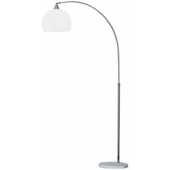 HOMCOM Lámpara De Pie Ajustable En Altura De 130-180cm Necesaria Bombilla E27 Máx. 40W