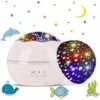 Lámpara LED Para Proyector, Cielo Estrellado, Luz Nocturna Para Bebés, 2 En 1, Proyector Oceánico Y Estrellas, Lámpara De Noche De 360 ​​°, Lámpara De Proyección Giratoria De 360 ​​°, 8 Cambios De Col -Trio Ventas 30557765 1