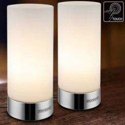 Monzana Set De 2 Lámparas De Mesa Con Función Tácil 3 Niveles De Luminosidad Luz Modelos Varios 2er Set Golau (de) -Trio Ventas 30860440 3