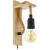Aplique Vintage Eglo De Cuerda Y Soporte De Madera 220-240 V IP20 Madera -Trio Ventas 31774603 1