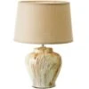 Lámpara De Mesita De Noche Clásica Beige De Cerámica Para Decoración Bretaña - -Trio Ventas 32166994 1