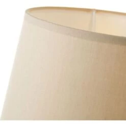 Lámpara De Mesita De Noche Clásica Beige De Cerámica Para Decoración Bretaña - -Trio Ventas 32166994 2