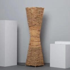 Lámpara De Pie De Fibras Naturales Bijie Natural. -Trio Ventas 32807742 2