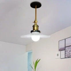 22CM Lámpara De Pared Interior Retro Blanco Apliques De Pared De Hierro Industrial Aplique De Pared Vintage Para Dormitorio Pasillo Restaurante -Trio Ventas 33112023 4