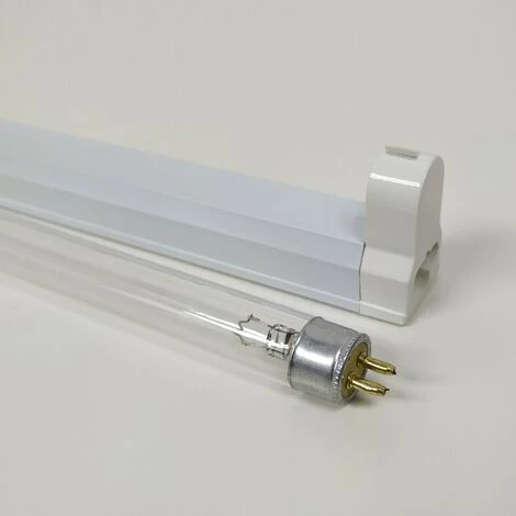Kit Soporte Y Tubo T5 LED Ultravioleta (UVC Germicida) 265nm 14W 570mm. Pack 2 Uds. 4 Kit Soporte Y Tubo T5 LED Ultravioleta (UVC Germicida) 265nm 14W 570mm. Pack 2 Uds. - Imagen 2