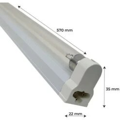 Kit Soporte Y Tubo T5 LED Ultravioleta (UVC Germicida) 265nm 14W 570mm. Pack 2 Uds. 10 Kit Soporte Y Tubo T5 LED Ultravioleta (UVC Germicida) 265nm 14W 570mm. Pack 2 Uds. -Trio Ventas 33567738 4